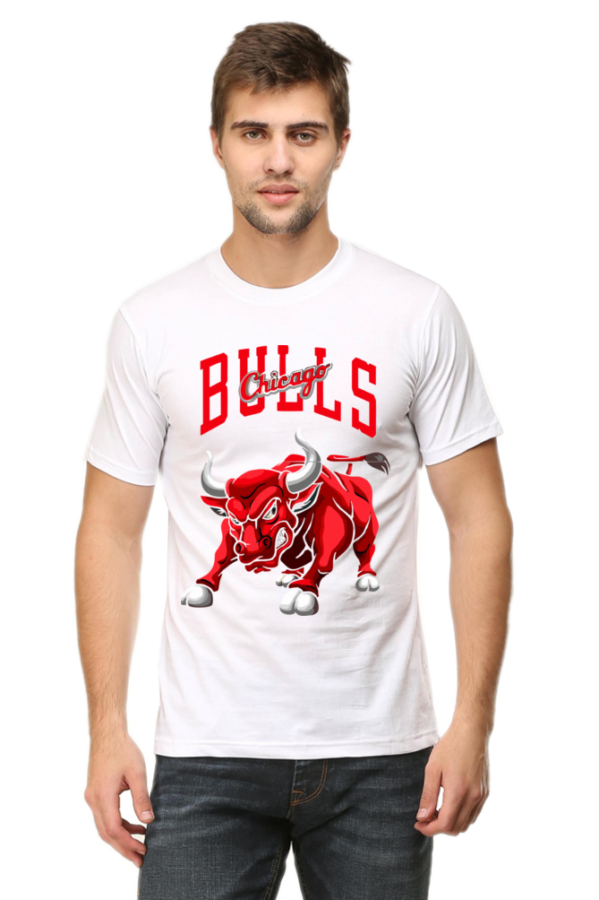 Bull Male Classic T shirt Regular Fit 100% Cotton